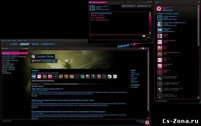 Скачать Скины STEAM "Blue-Pink"